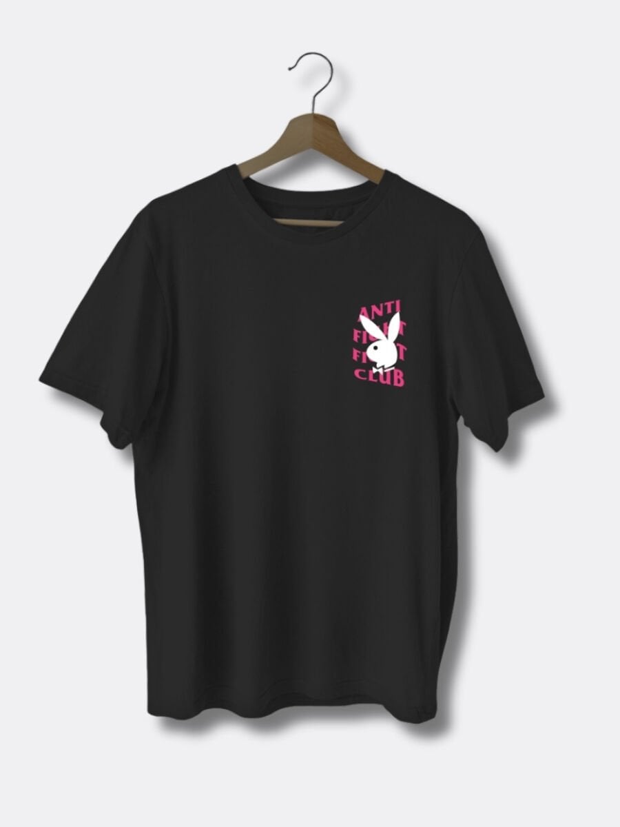 AFFC Rabbit Style Siyah Oversize Tişört