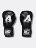 AntiFight Klasik Siyah Hakiki Deri Boks Eldiveni