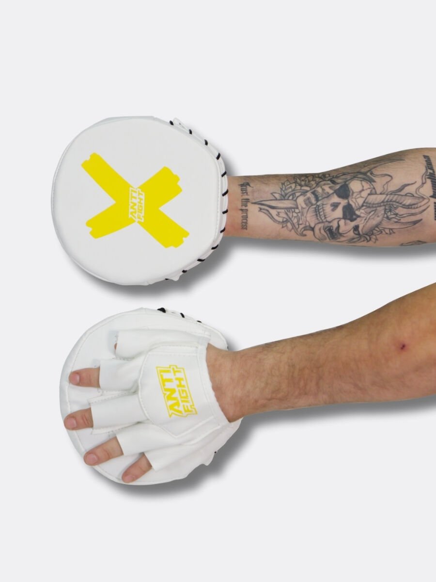 AntiFight Focus Mitt – Beyaz Boks Lapası