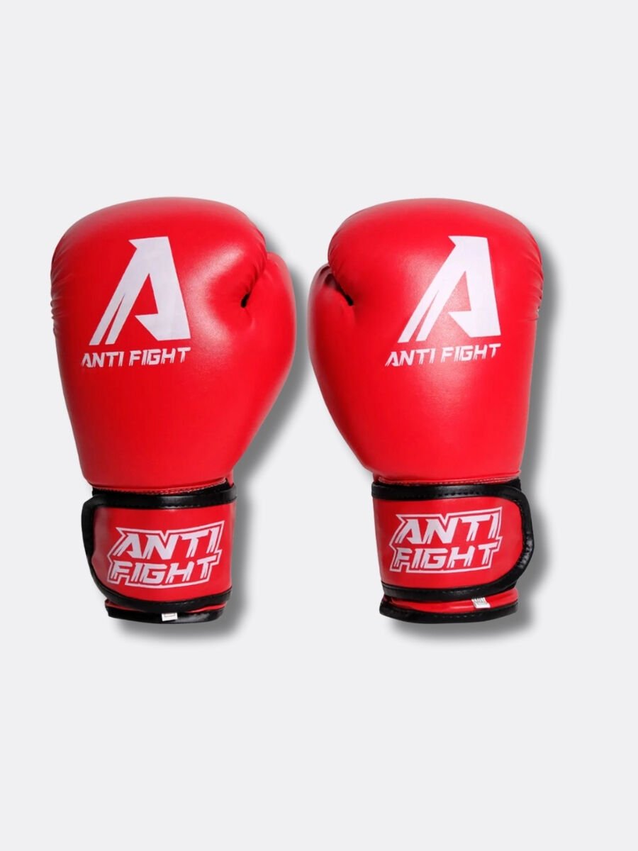 AntiFight Klasik Kırmızı Boks Eldiveni