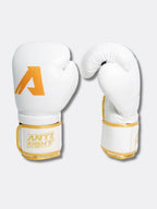Golden White Rabbit Deri Boks Eldiveni