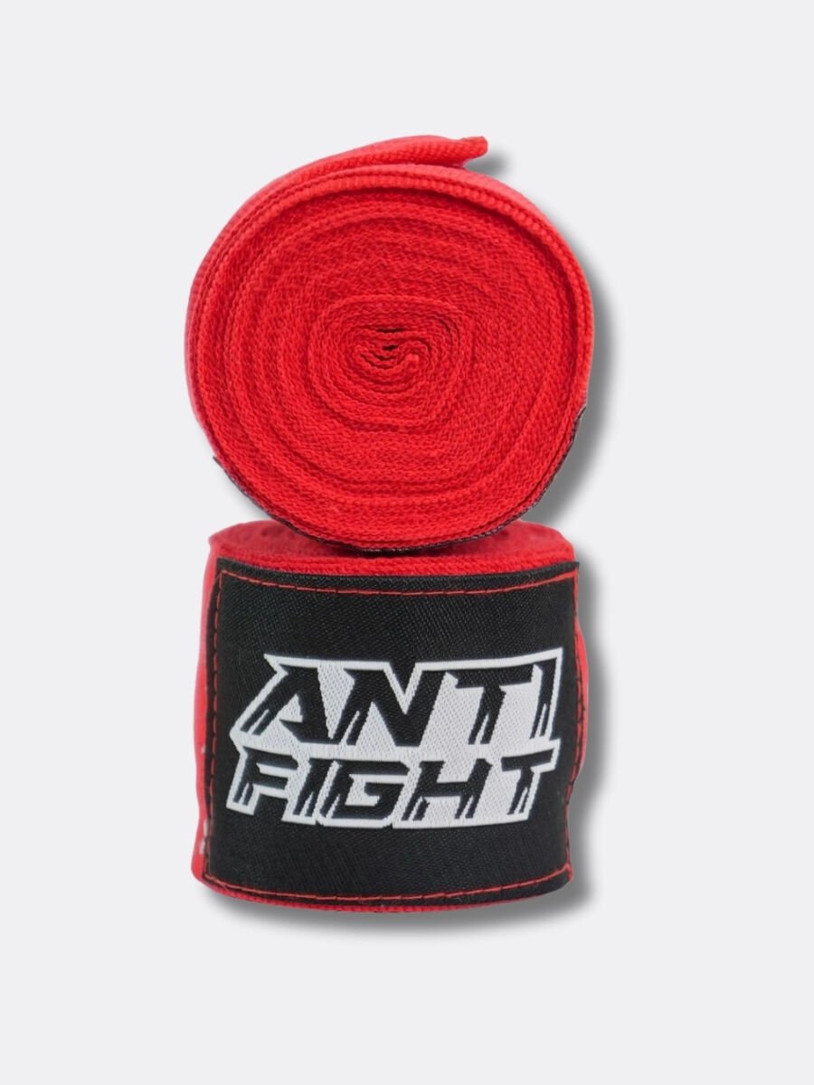 Anti Fight Kırmızı Boks Bandajı (3.5 Mt)
