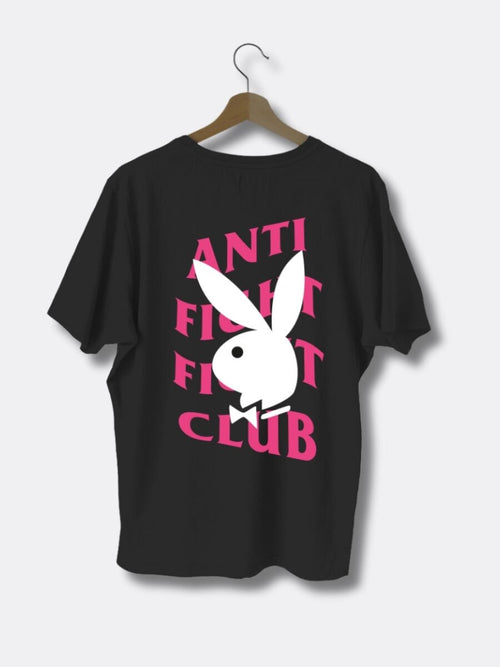 AFFC Rabbit Style Siyah Oversize Tişört