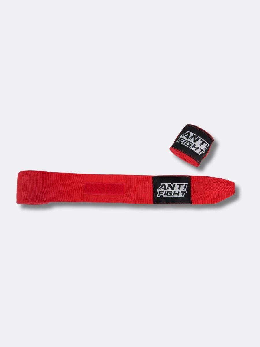 Anti Fight Kırmızı Boks Bandajı (3.5 Mt)