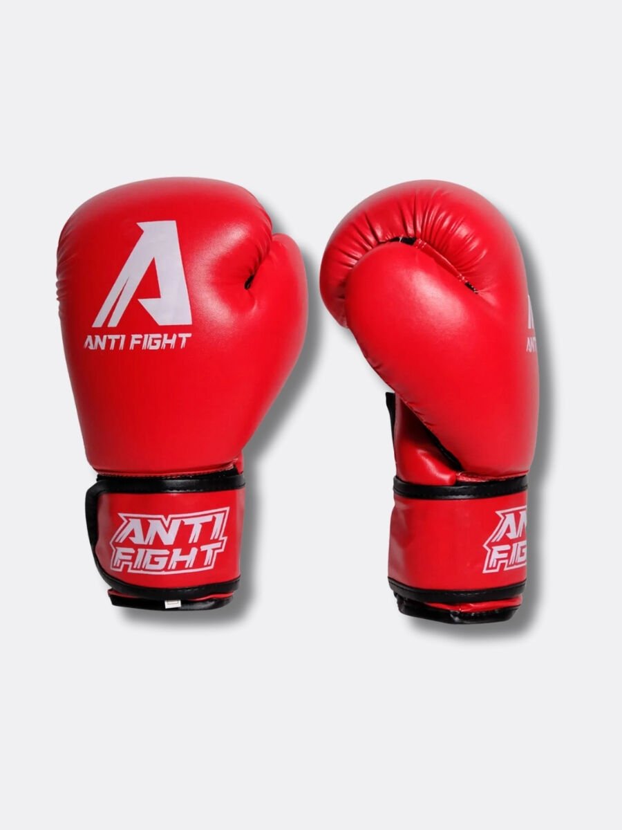 AntiFight Klasik Kırmızı Boks Eldiveni