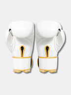 Golden White Rabbit Deri Boks Eldiveni