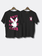 AFFC Rabbit Style Siyah Oversize Tişört