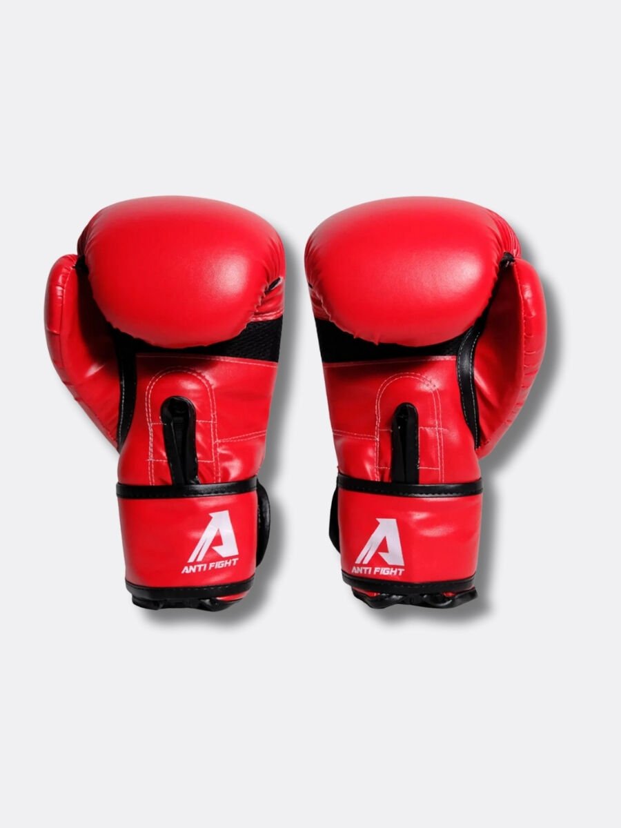AntiFight Klasik Kırmızı Boks Eldiveni