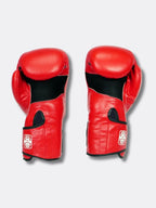 AntiFight Klasik Kırmızı Hakiki Deri Boks Eldiveni