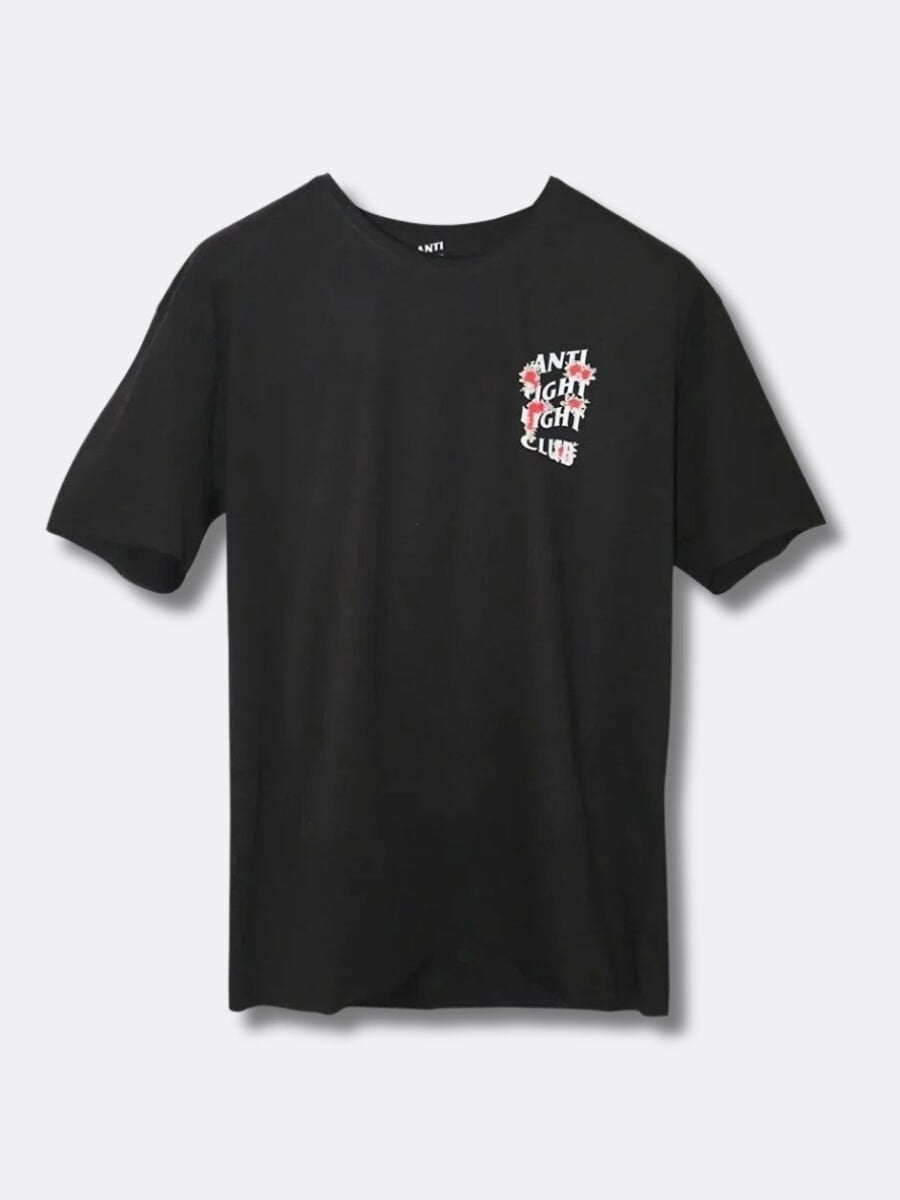 Anti Fight Fight Club Black Rose T-shirt Oversize