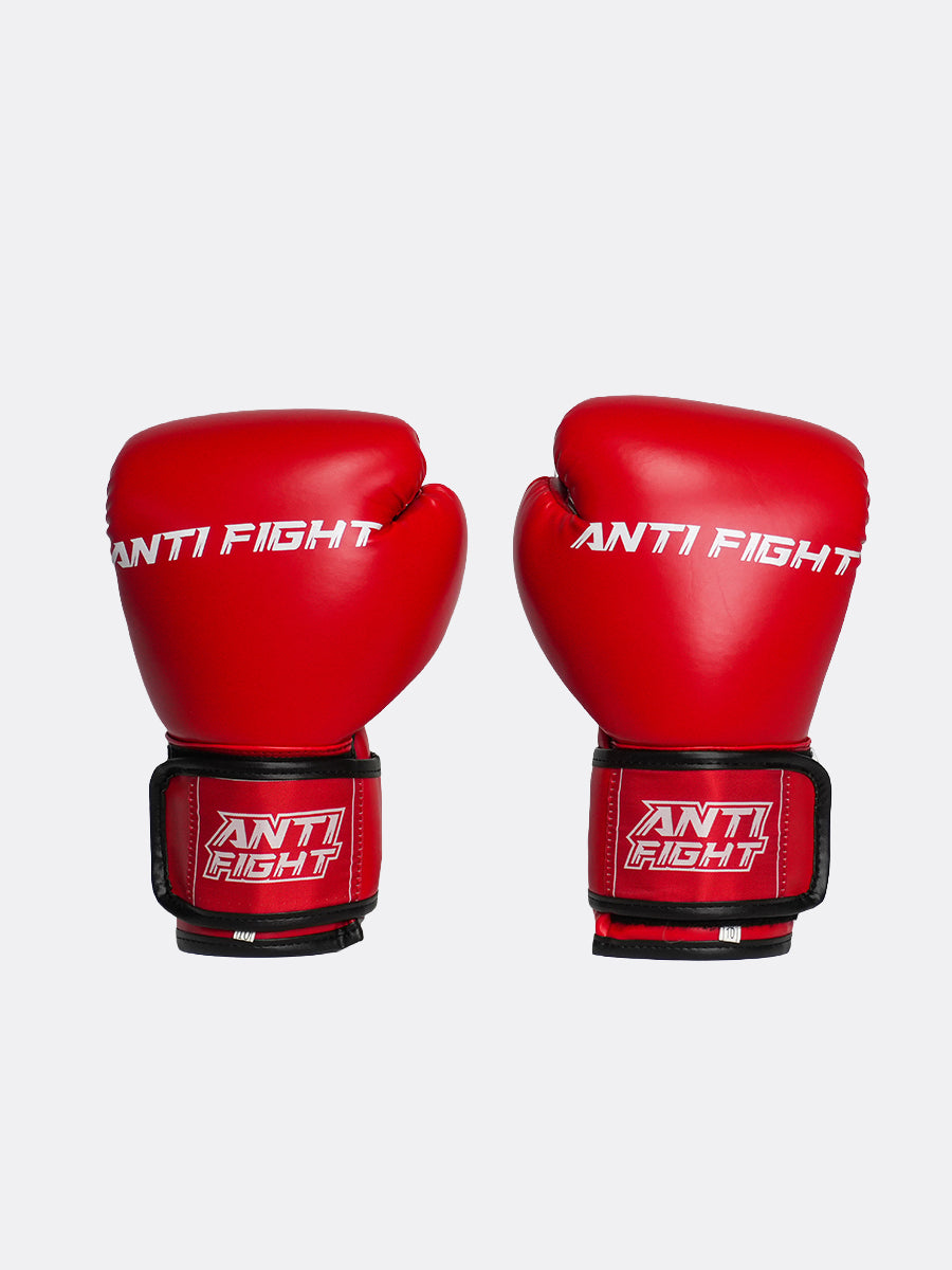 AntiFight Pure Boks Eldiveni Kırmızı – ön görünüm