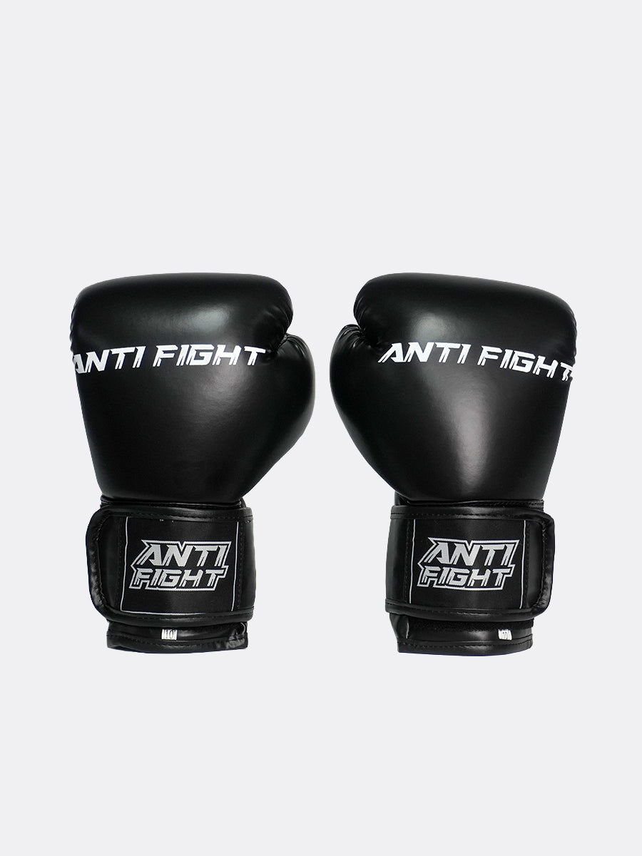 AntiFight Pure Boks Eldiveni Siyah – ön görünüm