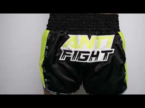 AntiFight Klasik Kickboks Muaythai Şortu Neon Yeşili